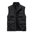 thumbnail image 1 of Wdfiry Men's Fishing Vests Clearance Men's Thin Sports Multi-bag Casual Quick-drying Loose Vest Mountaineering Tooling Outdoor Vest Jackets, 1 of 8