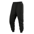 thumbnail image 1 of Wdfiry Men's Pants Elastic Waist Fleece Lining Winter Warm Sweatpants with Pockets Plus Size Casual Comfortable Pants, 1 of 3