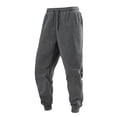 thumbnail image 1 of Wdfiry Men's Pants Elastic Waist Fleece Lining Winter Warm Sweatpants with Pockets Plus Size Casual Comfortable Pants, 1 of 3