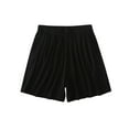 thumbnail image 1 of Wdfiry Pajamas Shorts for Women Comfy High Waisted Elastic Sleepwear Soft Straight Lounge Bottom Shorts, 1 of 7