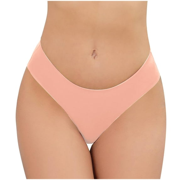 Wdfiry Period Panties Underwear for Women Seamless Leakproof Panties No Show Menstrual Brief Ice Silk S-2XL