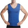 thumbnail image 1 of Ohufall Plus Size Men's Workout Modal Undershirts Summer Stretchy Quick Drying Athletic Tank Tops Fashion Solid Casual Sleeveless V-Neck Gym Sport Shirts, 1 of 7
