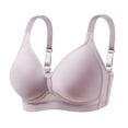 thumbnail image 1 of Wdfiry Plus Size Wirefree Bras for Women Full Coverage Soft Support Bralettes Embroidery Light Breathable Push Up Everyday Bra, 1 of 6
