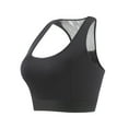 thumbnail image 1 of Wdfiry Racerback Sports Bras for Women Wide Strap High Support Mesh Breathable Bras No Underwire Full Coverage Bras, 1 of 3