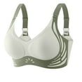 thumbnail image 1 of Wdfiry Seamless Comfortable Bras for Women Comfortable Breathable No Underwire Gathering Push Up Bra Soft Support Full Coverage Bralettes, 1 of 8