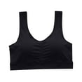 thumbnail image 1 of Ohufall Seamless Lift Bras for Old Women Plus Size Sexy Solid Gathering Push Up Underwear Bras Comfortable Smoothing Wire-Free Full Coverage Bralettes, 1 of 2