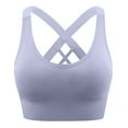 thumbnail image 1 of Wdfiry Sports Bra for Women Criss Cross Strappy Back Bras Comfort Full Coverage High Impact Yoga Athletic Bras, 1 of 6