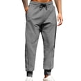 thumbnail image 1 of Wdfiry Sweatpants for Men Plus Size Casual Elastic Waist Pants with Pockets Solid Color Drawstring Workout Sweatpants, 1 of 3