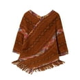 thumbnail image 1 of Wdfiry Winter Women's Shawl Wrap Poncho Ruana Cape, Cardigan Sweater Open-Front for Spring Fall Winter, 1 of 2