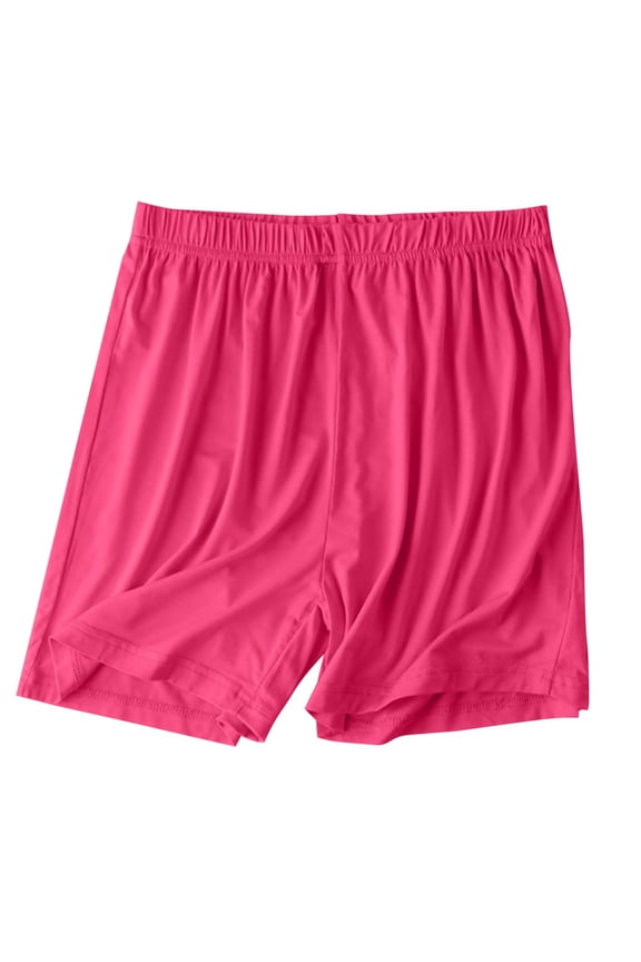 Women Cotton Shorts Elastic Waist Thin Comfy Pajama Boxer Shorts Summer Lounge Pj Sleep Short Bottom Sleepwear