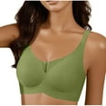 thumbnail image 1 of Wdfiry Women Solid Color Bras Thin Soft Wireless Underwear Full Coverage Push Up Bralettes, 1 of 8