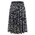 thumbnail image 1 of Wdfiry Women's A-Line Skirt Chiffon High Waist Pleated Swing Beach Maxi Skirt for Women Wedding Party Long Skirts, 1 of 2