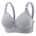 thumbnail image 1 of Wdfiry Women's Bras Plus Size Wirefree Full Coverage Comfort Underwear Breathable Seamless Push Up Everyday Bra, 1 of 2