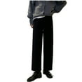 thumbnail image 1 of Wdfiry Women's Casual Corduroy Pants High Waisted Solid Straight Leg Pants Loose Comfy Lounge Trousers with Pockets, 1 of 3