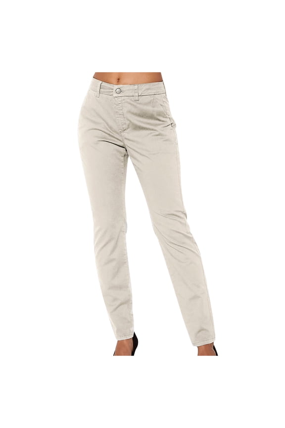 Women's High Waist Pull-On Dress Pants Tummy Control Pants for Work Business Casual Office Trousers with Pockets