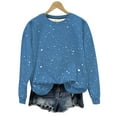 thumbnail image 1 of Wdfiry Women's Plus Size Sweatshirts Oversized Printing Pullover Tops Crewneck Long Sleeve Casual Fall Winter Sweatshirts, 1 of 8