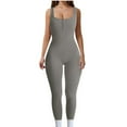 thumbnail image 1 of Wdfiry Women's Yoga Jumpsuits One Piece Tank Tops Rompers Sleeveless Exercise Gym Workout Jumpsuits, 1 of 5