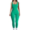 thumbnail image 1 of Wdfiry Women's Yoga Jumpsuits One Piece Tank Tops Rompers Sleeveless Exercise Gym Workout Jumpsuits, 1 of 5