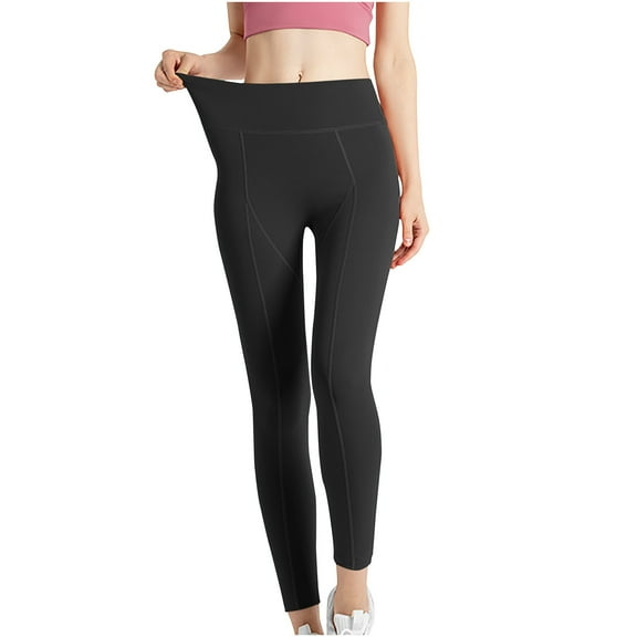 Wdfiry Women's Yoga Pants High Waist Workout Pants Hip Lift Tights Stretch Athletic Slimming Running Yoga Leggings for Women