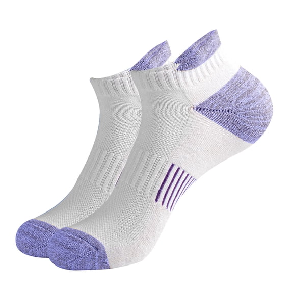Wdfiry Womens Ankle Athletic Low Cut Sports Socks Cushioned Breathable Running Cotton Socks