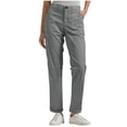 thumbnail image 1 of Wdfiry Womens Cargo Pants Wide Leg High Waist Button Business Work Pants Loose Casual Solid Color Pants with Pockets, 1 of 7