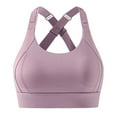 thumbnail image 1 of Wdfiry Womens Sports Bras High Support Criss-cross Back Wireless Bras Plus Size Full Coverage Yoga Athletic Bra M-3XL, 1 of 2