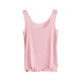 thumbnail image 1 of Ohufall Womens Tank Tops Fashion Solid Color Casual Round Neck Blouses Summer Cool and Comfortable Sleeveless Shirts for Women, 1 of 5