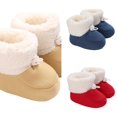 thumbnail image 1 of Wdgfv Baby Booties Baby First Shoes Cozy Warm Knit Soft Booties for Toddler Boy Girl 1-8 Months, 1 of 4