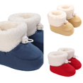 thumbnail image 1 of Wdgfv Baby Booties Baby First Shoes Cozy Warm Knit Soft Booties for Toddler Boy Girl 1-8 Months, 1 of 4