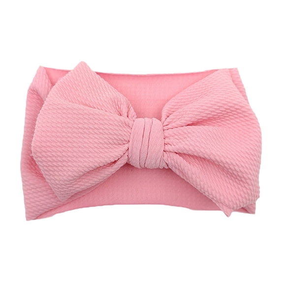 Wdgfv Baby Girl's Soft Bowknot Nylon Headband Toddler Hairband Hair Accessories Gifts