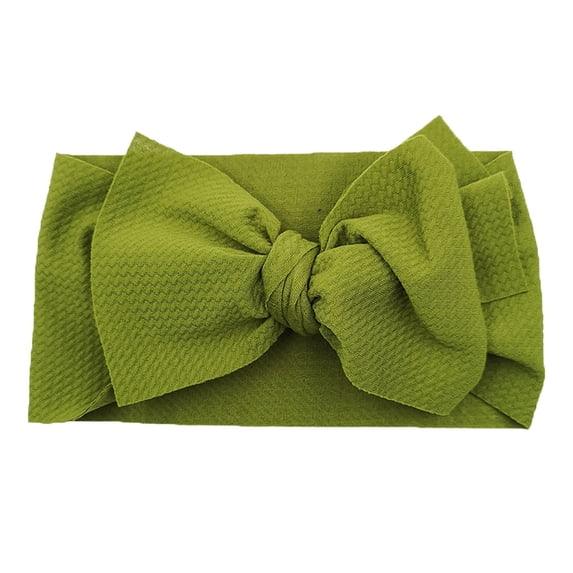 Wdgfv Baby Girl's Soft Bowknot Nylon Headband Toddler Hairband Hair Accessories Gifts