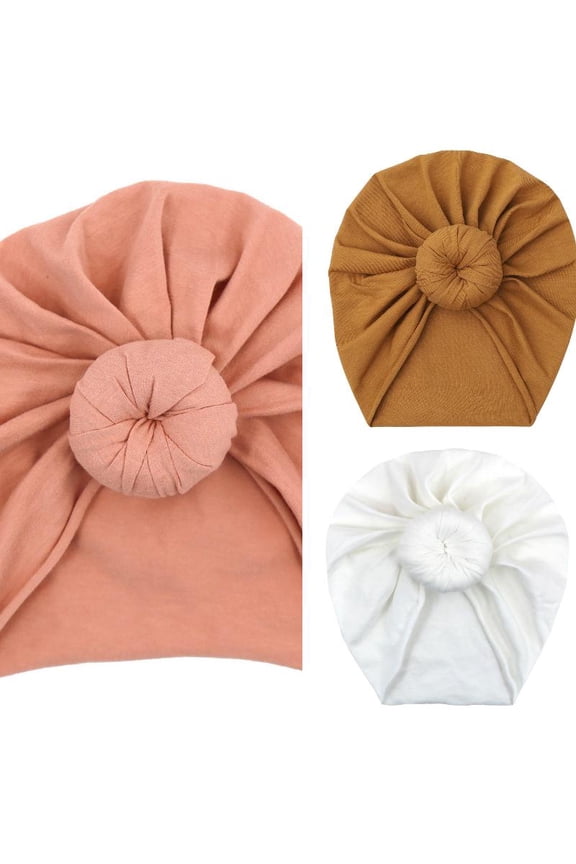 Baby Hats Baby Girls Hat Toddler Kid Hat Big Hair Bow Top Knot Head Wrap 0-3 Years