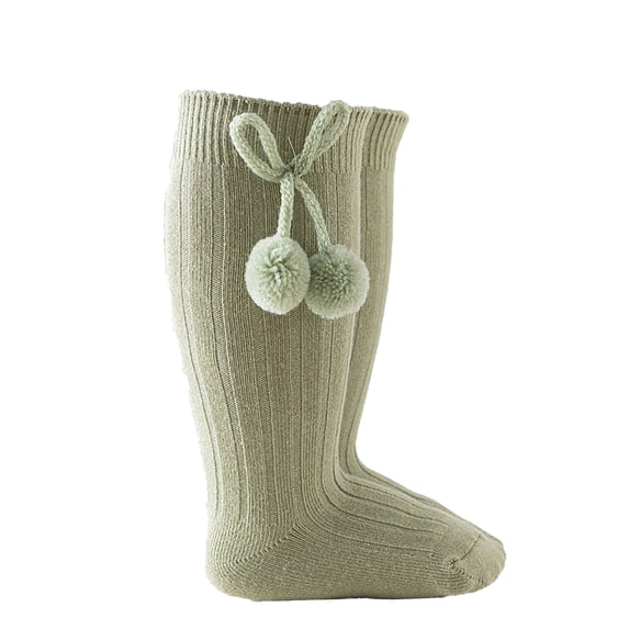 Wdgfv Baby Knee High Socks Ruffle Bow Sock Toddler Long Socks Girls Uniform Stockings