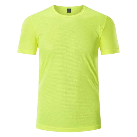 Wdgfv Boys Lightweight Soft Comfortable Wicking Round Neck Short Sleeve T-Shirt For Active Kids Wear Light Green 9-10 Years