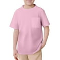 thumbnail image 1 of Wdgfv Boys Short Sleeve T Shirts Kids Summer Crewneck Tops Basic Tees with Pockets, 1 of 3