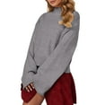 thumbnail image 1 of Wdgfv Casual Pullover Sweater for Women Women's Oversized Knit Pullover Sweater Soft Cozy Comfort Winter Fall Daily, 1 of 5