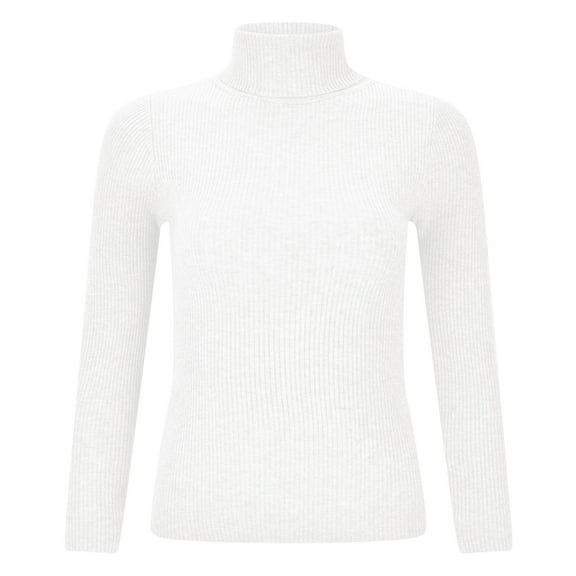 Wdgfv Chunky Knit Pullover Women Women Turtleneck Pullover Sweater Top For Fall And Winter Season Comfortable Knitwear Fashion Outerwear