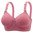 thumbnail image 1 of Wdgfv Comfort Wireless Support Bra for Women with Adjustable Upper Design and Advanced Wicking Breathable Fabric Hot Pink 42, 1 of 4