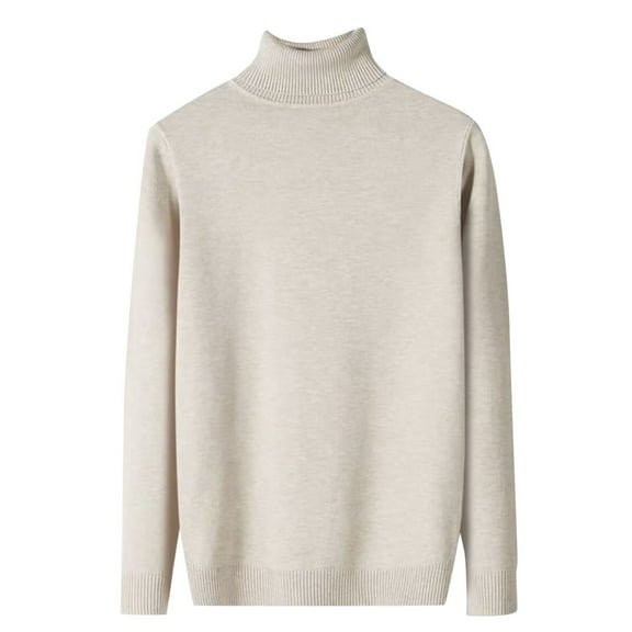 Wdgfv Cotton Pullover Sweater Women Autumn Winter Women Turtleneck Pullover Knitted Sweater Slim Fit Casual Solid Color Base