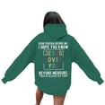 thumbnail image 1 of Wdgfv Cropped Hoodie Women Women's Hoodies & Sweatshirts Stylish Hoodie for Women With Biblical Verses Oversized Long Sleeve Sweatshirt for Girls, 1 of 6