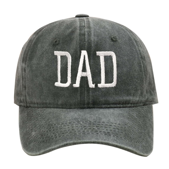 Wdgfv Embroidered Dad Baseball Cap Ideal Father's Day for Men with Adjustable Strap and Classic Design Army Green One Size