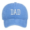 thumbnail image 1 of Wdgfv Embroidered Dad Baseball Cap Ideal Father's Day for Men with Adjustable Strap and Classic Design Light Blue One Size, 1 of 3