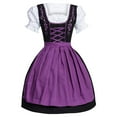 thumbnail image 1 of Wdgfv German Dirndl Dress for Women Traditional Plus Size Maid Apron Dress Milkmaid Barmaid Oktoberfest Outfit, 1 of 6
