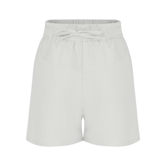 Wdgfv Girls Casual Shorts Soft Stretchy Elastic Waist Comfortable Summer Wear for Ages 3-14 Play Relaxation Everyday Outfit White 3-4 Years