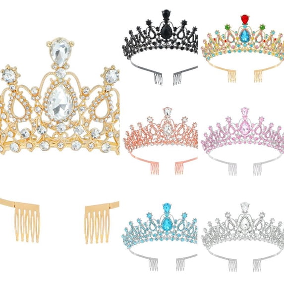 Wdgfv Girls Hair Accessories Sparkly Headband For Kids Party Wedding Dress Up Birthday Celebration Over 8 years