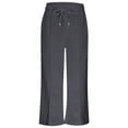 thumbnail image 1 of Wdgfv Girls Oversized Wide Leg Sweatpants Drawstring Kids Baggy Straight Leg Track Pants Casual Plain Pockets, 1 of 7