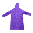 thumbnail image 1 of Wdgfv Girls Raincoat and Pants Set Lightweight Summer Outdoor Hooded Rain Suit for Kids Play Purple ONESIZE, 1 of 5