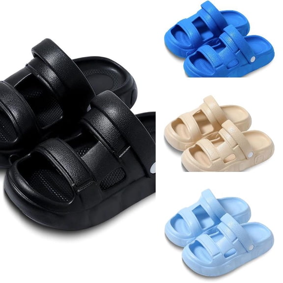 Wdgfv Girls Sandals Princess Shoes Breathable Closed Toe Sport Sandals For Big Girls Fashionable Solid Color Casual 4-5Years