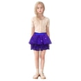 thumbnail image 1 of Wdgfv Girls Sequin Skirt Sparkly Toddler Kids Mini Glitter Skirt Elastic Waist Party Pencil Skirt Dark Blue 2-8years, 1 of 4