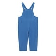 thumbnail image 1 of Wdgfv Girls Sleeveless Overalls Adjustable Strap Jumpsuit Casual Romper with Pockets Loose Fit Long Pants for Kids Toddler Playwear Blue 7-8 Years, 1 of 5